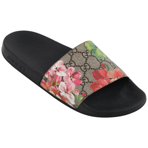 floral gucci sandals|scialle gucci blooms.